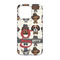 Hipster Dogs iPhone 13 Case - Back