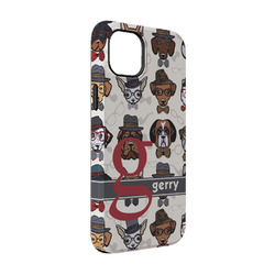 Hipster Dogs iPhone Case - Rubber Lined - iPhone 14 (Personalized)