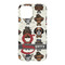 Hipster Dogs iPhone 15 Case - Back