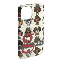 Hipster Dogs iPhone Case - Plastic - iPhone 15 Pro Max (Personalized)