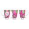 Pink & Green Paisley and Stripes 12 Oz Latte Mug - Approval