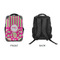 Pink & Green Paisley and Stripes 15" Backpack - APPROVAL