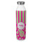 Pink & Green Paisley and Stripes 20oz Stainless Steel Water Bottle - Full Print (Personalized)