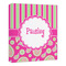 Pink & Green Paisley and Stripes Canvas Print - 20x24 (Personalized)