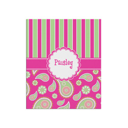 Pink & Green Paisley and Stripes Poster - Matte - 20x24 (Personalized)