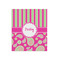 Pink & Green Paisley and Stripes 20x24 - Matte Poster - Front View
