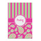 Pink & Green Paisley and Stripes 20x30 - Matte Poster - Front View