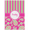 Pink & Green Paisley and Stripes Poster - Matte - 24x36 (Personalized)