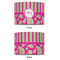 Pink & Green Paisley and Stripes 8" Drum Lampshade - APPROVAL (Fabric)