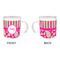 Pink & Green Paisley and Stripes Acrylic Kids Mug (Personalized) - APPROVAL