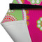 Pink & Green Paisley and Stripes Apron - (Detail)