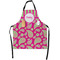 Pink & Green Paisley and Stripes Apron - Flat with Props (MAIN)