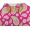Pink & Green Paisley and Stripes Apron - Pocket Detail with Props