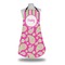 Pink & Green Paisley and Stripes Apron w/ Name or Text