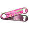 Pink & Green Paisley and Stripes Bar Bottle Opener - Main