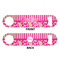 Pink & Green Paisley and Stripes Bar Bottle Opener - White - Approval