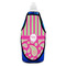Pink & Green Paisley and Stripes Bottle Apron - Soap - FRONT