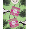 Pink & Green Paisley and Stripes Canvas Tote Lifestyle Front and Back