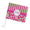 Pink & Green Paisley and Stripes Car Flag - Large - PARENT MAIN