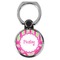 Pink & Green Paisley and Stripes Cell Phone Ring Stand & Holder (Personalized)