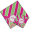 Pink & Green Paisley and Stripes Cloth Napkins - Personalized Lunch & Dinner (PARENT MAIN)