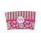 Pink & Green Paisley and Stripes Coffee Cup Sleeve - FRONT
