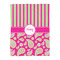 Pink & Green Paisley and Stripes Comforter - Twin - Front