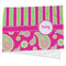 Pink & Green Paisley and Stripes Cooling Towel- Main