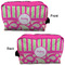 Pink & Green Paisley and Stripes Dopp Kit - Approval