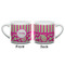 Pink & Green Paisley and Stripes Espresso Cup - 6oz (Double Shot) (APPROVAL)