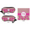 Pink & Green Paisley and Stripes Eyeglass Case & Cloth (Approval)