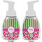 Pink & Green Paisley and Stripes Foam Soap Bottle Approval - White