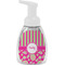 Pink & Green Paisley and Stripes Foam Soap Bottle - White