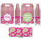 Pink & Green Paisley and Stripes Gable Favor Box - Approval
