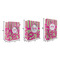 Pink & Green Paisley and Stripes Gift Bags - All Sizes - Dimensions