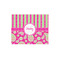 Pink & Green Paisley and Stripes 110 pc Jigsaw Puzzle (Personalized)