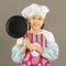 Pink & Green Paisley and Stripes Kid's Aprons - Medium - Lifestyle
