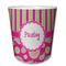 Pink & Green Paisley and Stripes Kids Cup - Front