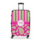 Pink & Green Paisley and Stripes Large Travel Bag - With Handle