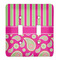 Pink & Green Paisley and Stripes Light Switch Cover (2 Toggle Plate)