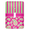 Pink & Green Paisley and Stripes Light Switch Cover (Single Toggle)