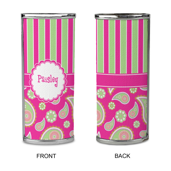 Pink & Green Paisley and Stripes Lighter Case - APPROVAL