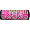 Pink & Green Paisley and Stripes Luggage Handle Wrap
