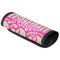 Pink & Green Paisley and Stripes Luggage Handle Cover (Personalized)