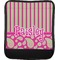 Pink & Green Paisley and Stripes Luggage Handle Wrap (Approval)