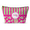 Pink & Green Paisley and Stripes Structured Accessory Purse (Front)