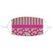 Pink & Green Paisley and Stripes Mask1 Adult Small