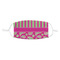 Pink & Green Paisley and Stripes Mask1 Kids Large