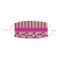 Pink & Green Paisley and Stripes Kid's Cloth Face Mask - XSmall