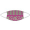 Pink & Green Paisley and Stripes Mask2